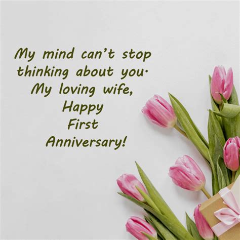 1st Wedding Anniversary Messages For Wife