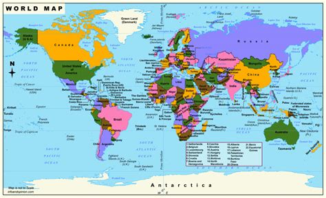 World Map HD Image - Infoandopinion