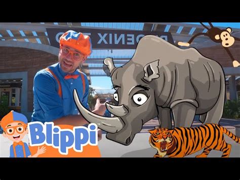 Blippi Visits The Zoo | Learning Zoo Animals For Kids | Educational ...