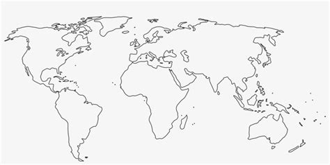 Open - High Resolution Printable Blank World Map PNG Image ...