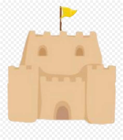 The Newest Sand - Castle Stickers On Picsart Sand Emoji,Flag Castle ...