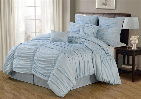 diagenesis: Pale Light Blue Comforter