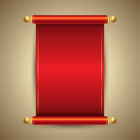 Free Vector | Decorative chinese style scroll design