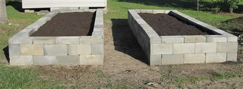 How To Build Raised Garden Bed With Concrete Blocks