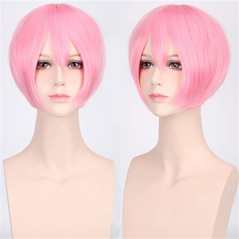 Anime Cosplay Beautiful Short Synthetic Wig 20 Colors