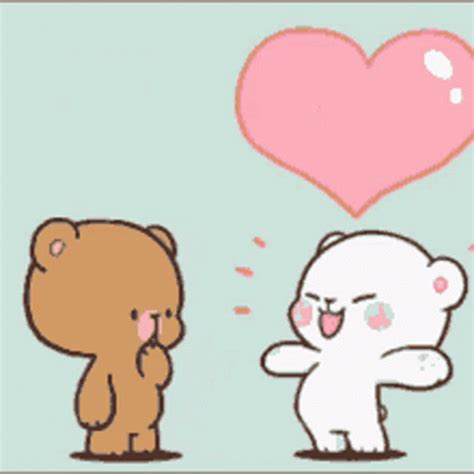 Mocha Milk Bear Love Hug GIF | GIFDB.com