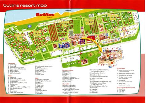 Butlin's Skegness Resort Map - United States Of America Map