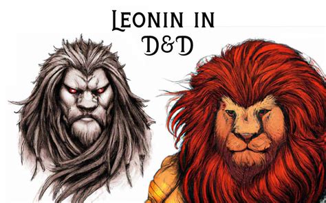 Leonin DND 5e: 100+ Names and Generator for Tabletop RPG