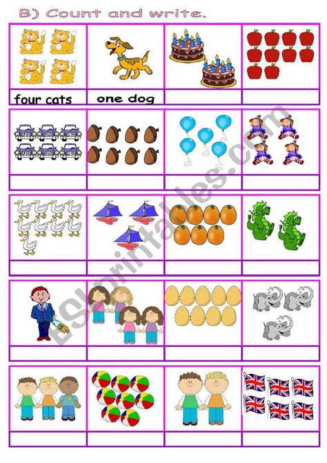 Numbers 0 - 10 Part 2 - ESL worksheet by vickyvar