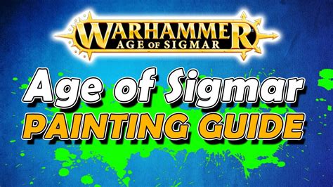 AGE OF SIGMAR Painting Guide - In Depth Look - YouTube