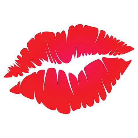 Lipstick Kiss Clip Art, Vector Images & Illustrations - iStock