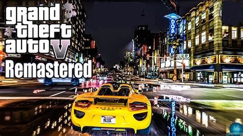 Grand Theft Auto V Remastered Realistic Graphics Mod | GAMEXPRO - YouTube