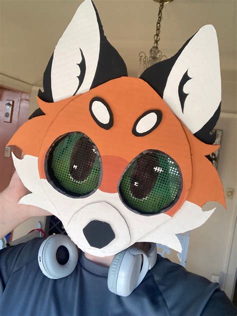 [Not Mine] | Cardboard mask, Cute doodles, Dragon puppet