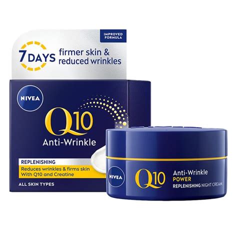 Buy NIVEA Q10 Anti-Wrinkle Night Cream 50ml Online at ePharmacy®