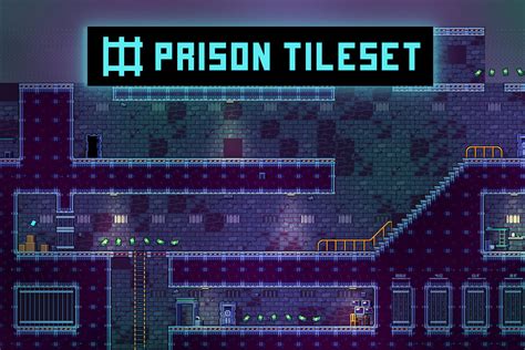 Prison Tileset Pixel Art Assets Download - CraftPix.net