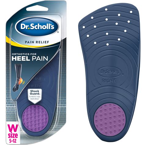 Dr. Scholl’s Heel Pain Relief Orthotic Inserts for Women (5-12) Insoles ...