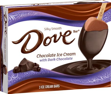 DOVE® Chocolate - DOVEBAR® Chocolate Ice Cream with DOVE® Dark...