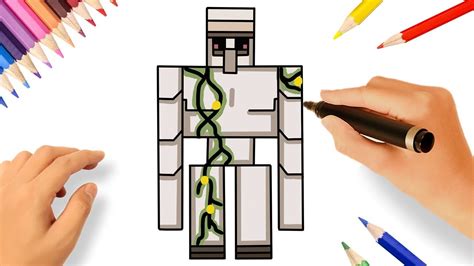 Minecraft Iron Golem Drawing