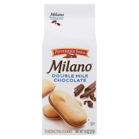 Save on Pepperidge Farm Milano Cookies Double Milk Chocolate - 15 ct ...