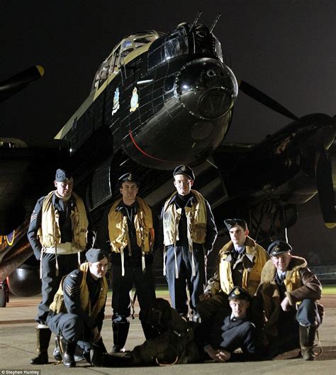 A modern day mission: Lancaster bomber crew prepares for action 70 ...