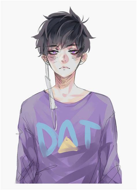 #anime #animeboy #cute #purple #animeaesthetic - Cute Anime Boy Fanart ...