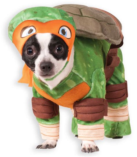 Michelangelo Teenage Mutant Ninja Turtle Dog Costume - Pet Costume Center