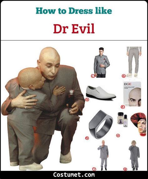 Dr. Evil (& Mini Me) Costume for Cosplay & Halloween 2022 | Dr evil, Dr ...