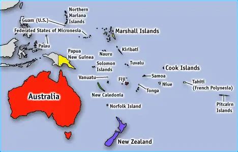 How many countries in Oceania - List of Countries in Oceania and Capitals