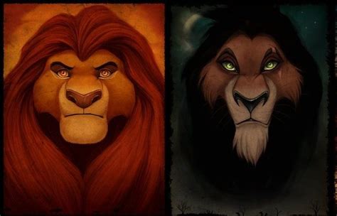 Lion King Scar And Mufasa