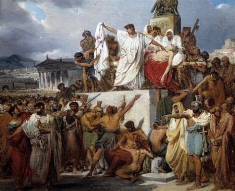 Julius Caesar Assassination Painting at PaintingValley.com | Explore ...