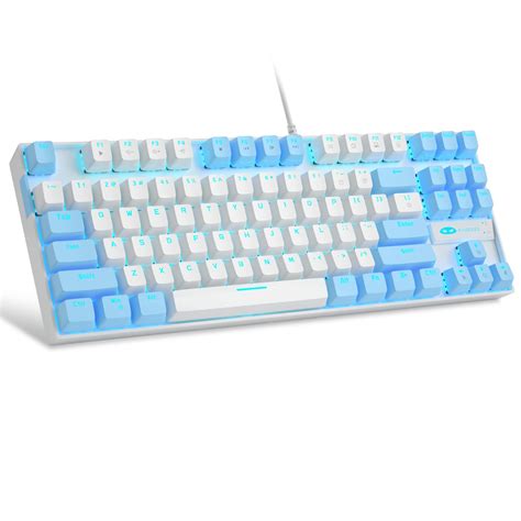 Buy MageGee 75% Mechanical Gaming Keyboard with Red Switch, LED Blue ...