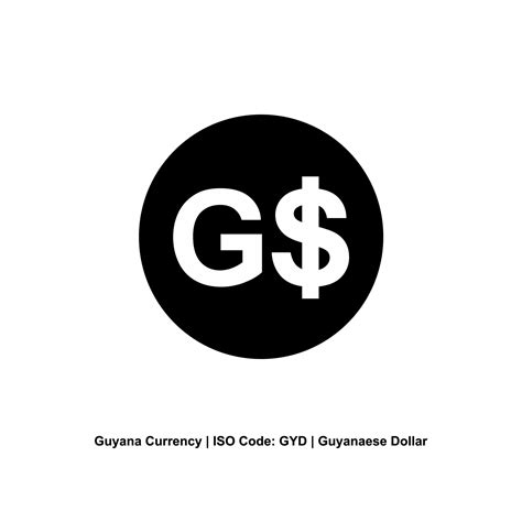 Guyana Currency, Guyanaese Dollar Icon, GYD Sign. Vector Illustration ...