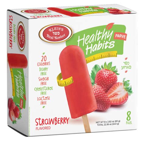 Healthy Habits Strawberry Bar - Kosher Ice Cream