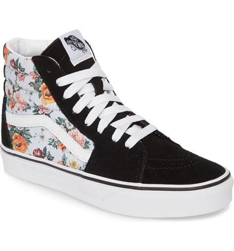 Vans Sk8-Hi Checker Floral High Top Sneaker (Women) | Nordstrom