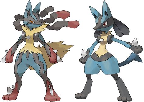 Lucario And Mega Lucario by Frie-Ice on DeviantArt