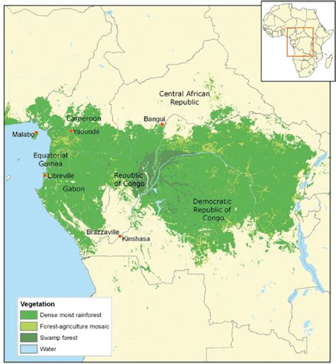 Map of the Congo Basin (Source: World Resources Institute, 2007 ...