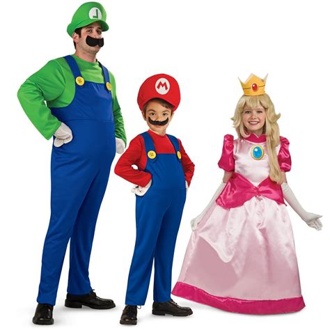 Power up! Super Mario costumes for kids and parents! #BirthdayExpress # ...