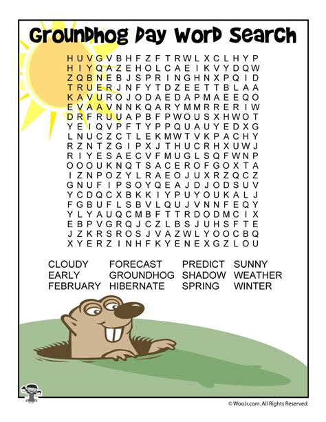 Groundhog Day Activity Pages | Groundhog day, Groundhog day activities ...