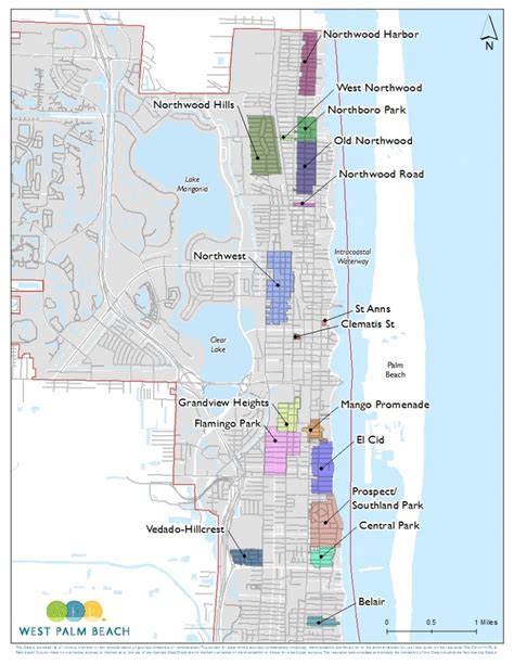 Map Of West Palm Beach Florida Showing City Limits - Printable Maps