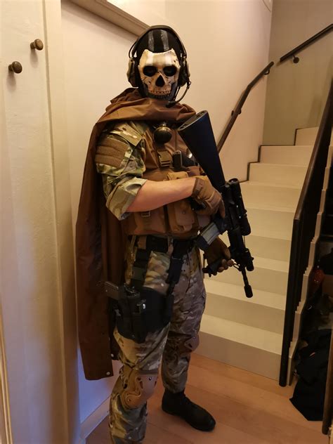 [self] Ghost from Call of Duty Modern Warfare 2019. My Corona Project ...