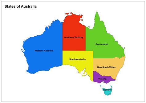 States Of Australia Map - Share Map