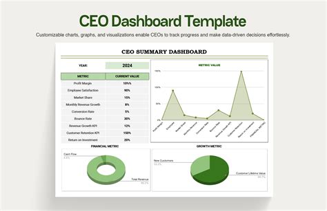 CEO Dashboard Template - Download in Excel, Google Sheets | Template.net