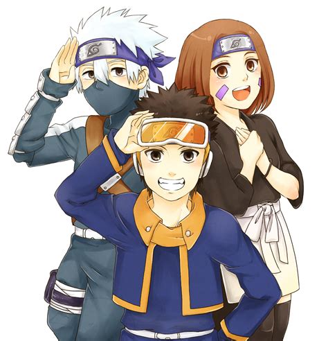 Kakashi Hatake, Rin and Obito - Kakashi Photo (36544148) - Fanpop