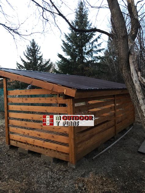 5-cord-wood-shed | MyOutdoorPlans