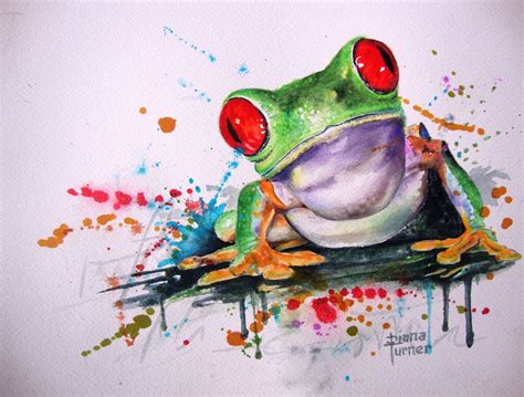 Frog Art Print Watercolor Painting Original Limited Edition Giclee ...