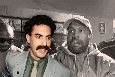 Sacha Baron Cohen as Borat mocks Kanye West as "too antisemitic ...