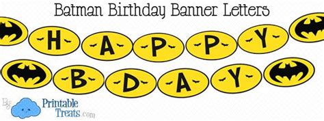 Free Printable Batman Birthday Banner | Batman birthday, Birthday ...