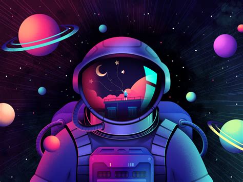 Live gift | Space drawings, Astronaut wallpaper, Space art