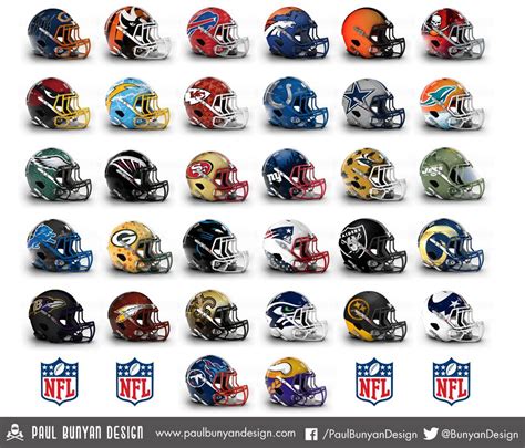 NFL Concept Helmets - Album on Imgur | Nfl football helmets, 32 nfl ...