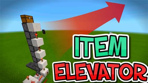 Redstone Item Elevator Tutorial - Minecraft Pocket Edition - YouTube